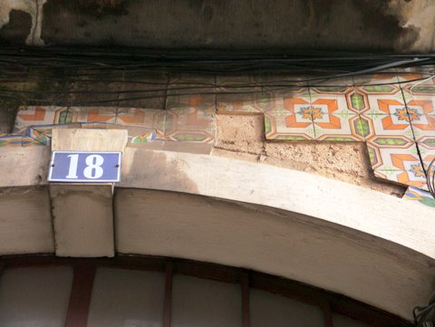 Rua de Sao Lazaro 16-18 azulejos CML