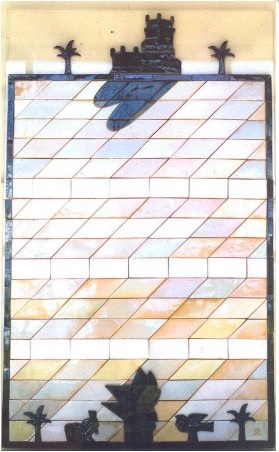 Painel de azulejos contemporâneos da autoria de Querubim Lapa, intitulado ‘Torre de Belém’, furto s.d.