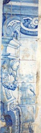 1997 - Rua de S. Vicente. Painel de azulejos do Século XVIII, com Leões, azuis e brancos, furtados do n.º 2 da Rua de S. Vicente em Lisboa, de 27/6 para 1/7/1997.