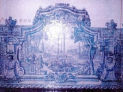 2002 - Palacete Silva Amado, Lisboa. Um de vários painéis de azulejos furtados do Palacete Silva Amado, em Lisboa. O furto terá ocorrido entre 25 e 28 de Outubro de 2002.