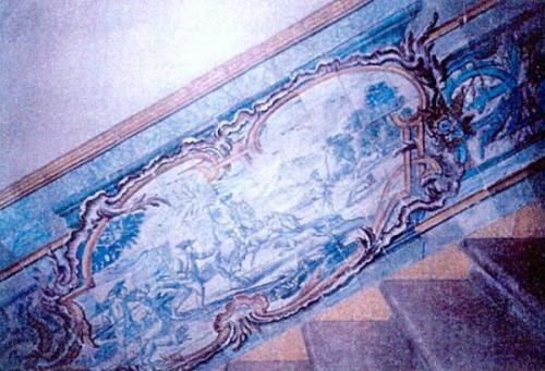 2002 - Palacete Silva Amado, Lisboa. Painel rococó da 2ª metade do Século XVIII, representando Cena Galante, furtado entre 25 e 28/10/2002 em Lisboa